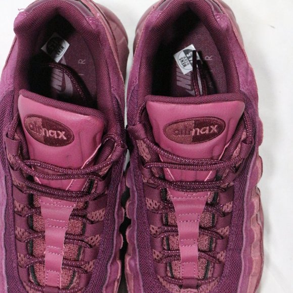 NIKE Air Max 95 Premium 'Vintage Wine' Sneakers Sz 11.5 US Men - Picture 10 of 12